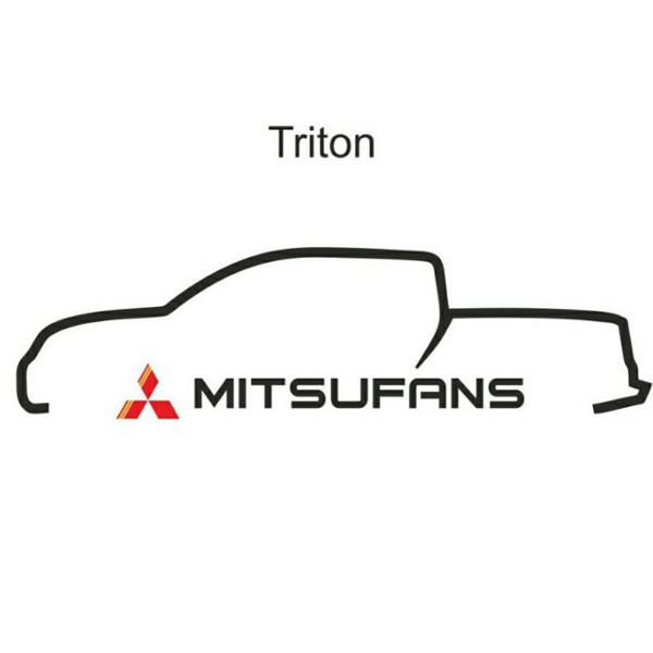 Adesivo MitsuFans - L200 Triton